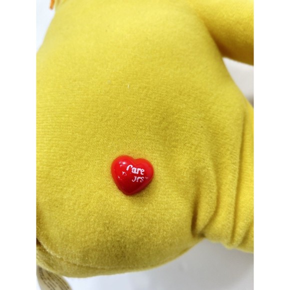 Care Bears 2006 Nanco 11"Plush Yellow Stuffed Toy Animal with Birthday Cupcake - Picture 11 of 12